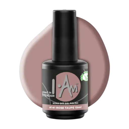[1212177282] I.AM Soak Off Gel Polish #141 Rose Taupe 15ml