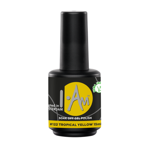 [1212177244] I.AM Soak Off Gel Polish #122 Tropical Yellow 15ml