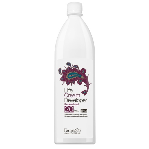 [P07A0101000LIFE] FarmaVita Life Cream Developer 6% 1000ml